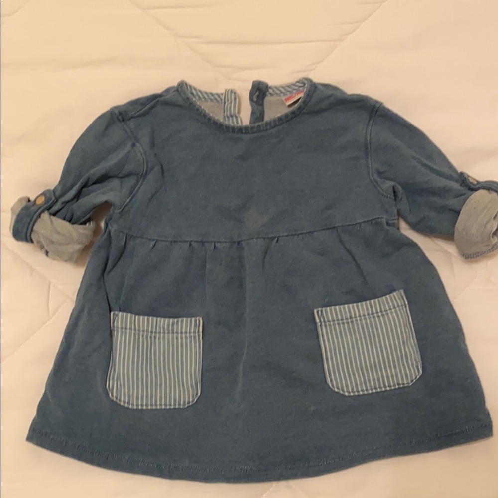 Zara Baby Girl Jeans Dress size 3-6 months